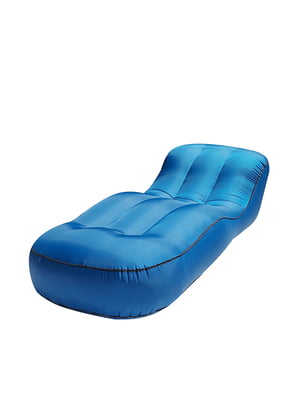 Надувний ліжак (ламзак) FLounger синій | 6788924