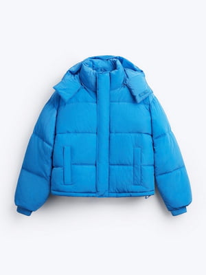 Синя зимова куртка | 6801176