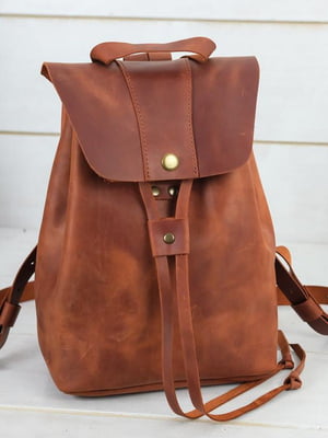 Кожаный коричневый рюкзак “Прага” | 6797039
