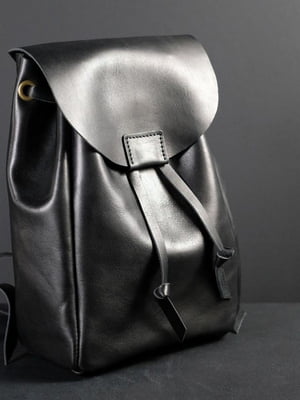 Кожаный черный рюкзак “Токио” | 6797066