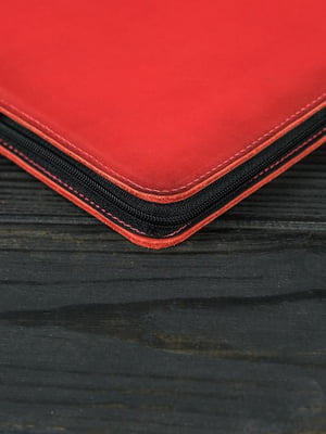 Шкіряний чохол для MacBook червоного кольору | 6797073