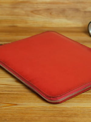 Кожаный красный чехол для MacBook | 6797288
