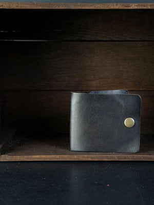 Шкіряний гаманець-портмоне коричневого кольору | 6797792