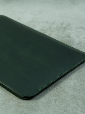 Кожаный зеленый чехол для MacBook | 6798355