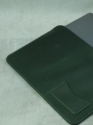 Кожаный зеленый чехол для MacBook | 6798362