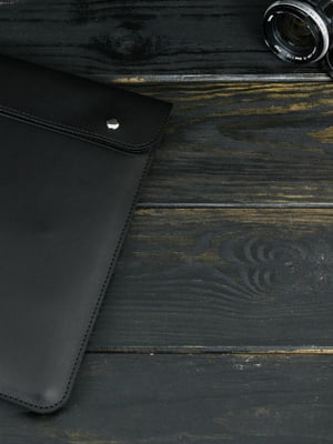 Кожаный черный чехол для MacBook | 6799005