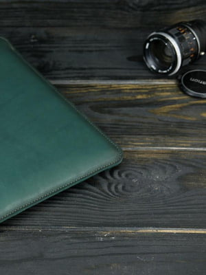 Кожаный зеленый чехол для MacBook | 6799076