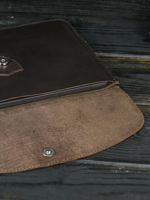 Кожаный коричневый чехол для MacBook | 6799369