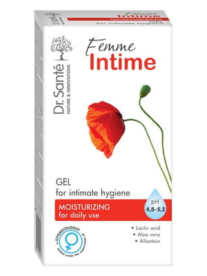 Гель для інтимної гігієни Femme Intime “Зволожувальний для щоденного застосування” (230 мл) | 6801065