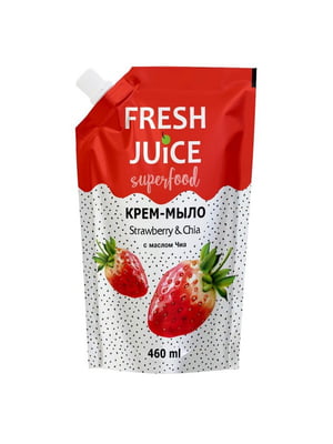 Крем-мило Superfood Strawberry & Chia (460 мл, дой-пак) | 6801118