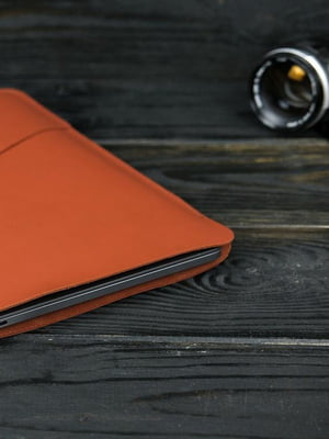 Кожаный коричневый чехол для MacBook | 6798391