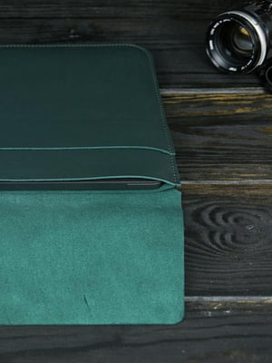 Кожаный зеленый чехол для MacBook | 6798602