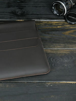 Кожаный коричневый чехол для MacBook | 6798605
