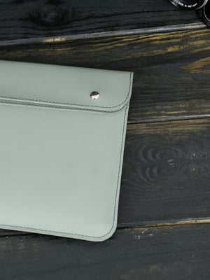 Кожаный серый чехол для MacBook | 6798956