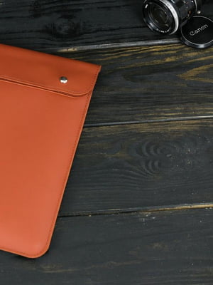 Шкіряний коричневий чохол для MacBook | 6798987