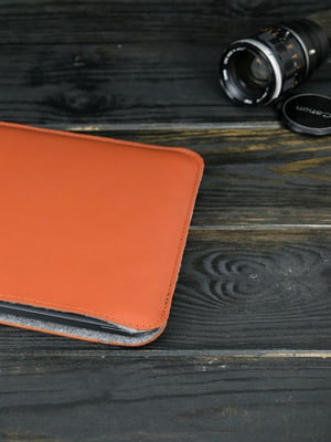 Кожаный коричневый чехол для MacBook | 6799084