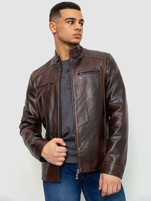 Куртка коричнева на підкладці | 6801394