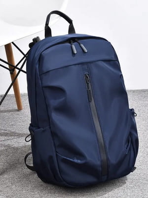 Синій міський рюкзак з кабелем USB AF – AM | 6801506