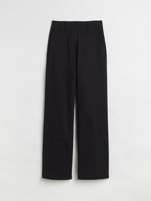 Черные прямые брюки | 6801755