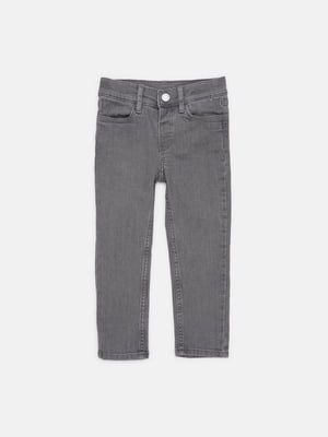 Серые прямые джинсы | 6801940
