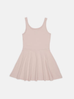 Светло-розовое платье на бретелях | 6801947