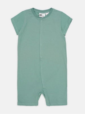 Зеленый боди-пижама | 6802025