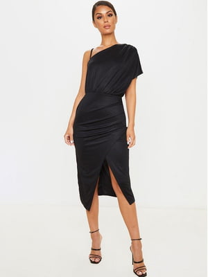 Черное ассиметричное платье | 6802399