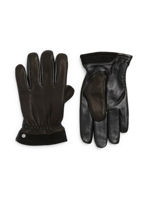 Перчатки кожаные черные | 6804178