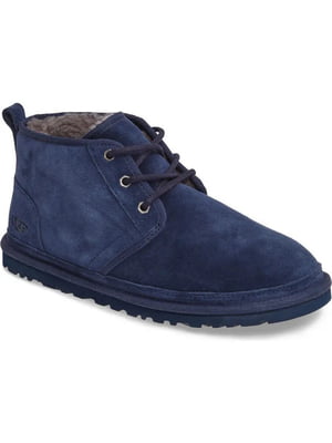 Ботинки замшевые синие | 6804183