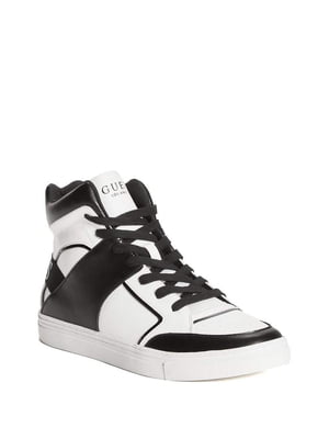 Кросівки високі біло-чорні | 6804564