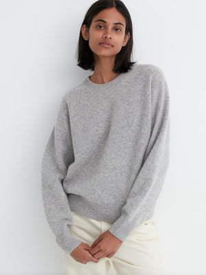 В`язаний светр сірий | 6804690