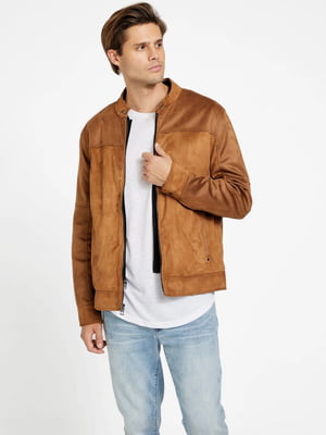 Куртка замшева коричнева | 6804617
