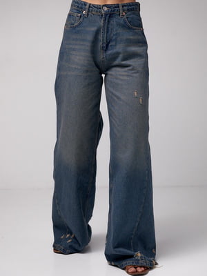 Сині джинси вільного крою | 6805620