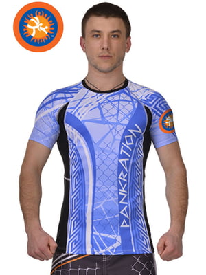 Рашгард Pankration 3D Approved blue | 6807852