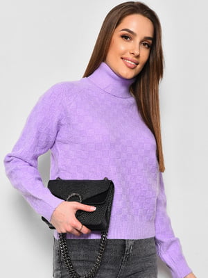 Базовий светр бузкового кольору | 6808759