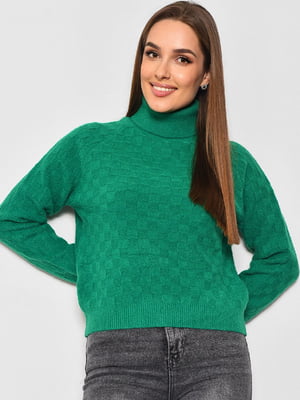 Зелений базовий светр | 6808760