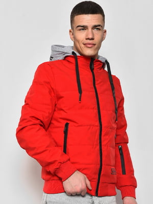 Куртка чоловiча демicезонна червоного кольору | 6808920