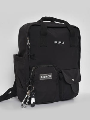 Рюкзак текстильний чорного кольору | 6809275