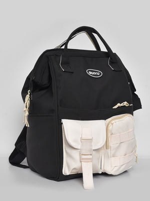 Рюкзак текстильний чорного кольору | 6809276