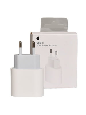 Швидкий зарядний пристрій iPhone/iPad Power Adapter 20W USB-C Блок живлення  | 6809424