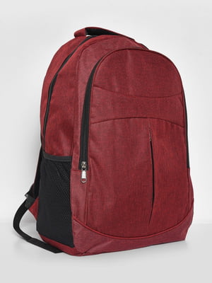 Рюкзак бордового кольору | 6809566