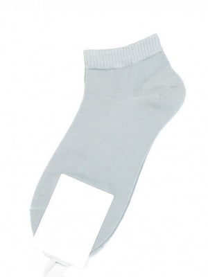 Світло-сірі низькі шкарпетки з бавовни | 6810831
