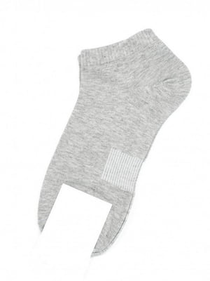 Сірі шкарпетки із трикотажу | 6810843