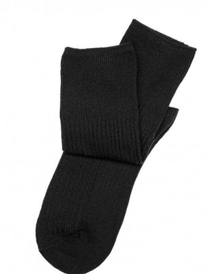 Чорні високі шкарпетки з бавовни | 6810850
