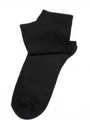 Високі шкарпетки з бавовни чорного кольору | 6810853