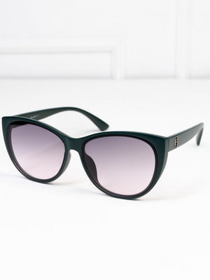 Зелені сонцезахисні окуляри з градієнтом | 6811224