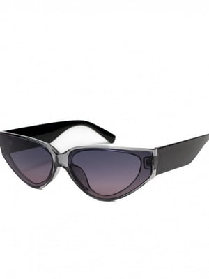 Чорні вузькі сонцезахисні окуляри | 6811230