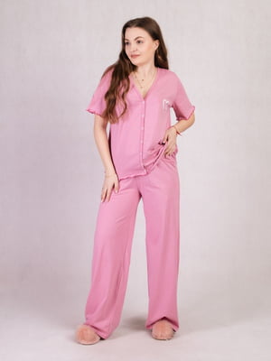Рожева піжама: сорочка і штани | 6811284