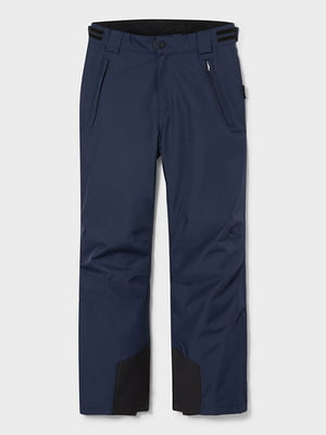 Лыжные темно-синие брюки с регулирующимся поясом | 6811442