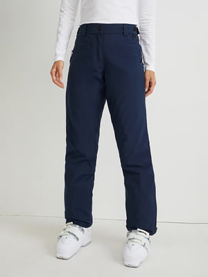 Лыжные темно-синие брюки с регулирующимся поясом | 6811443